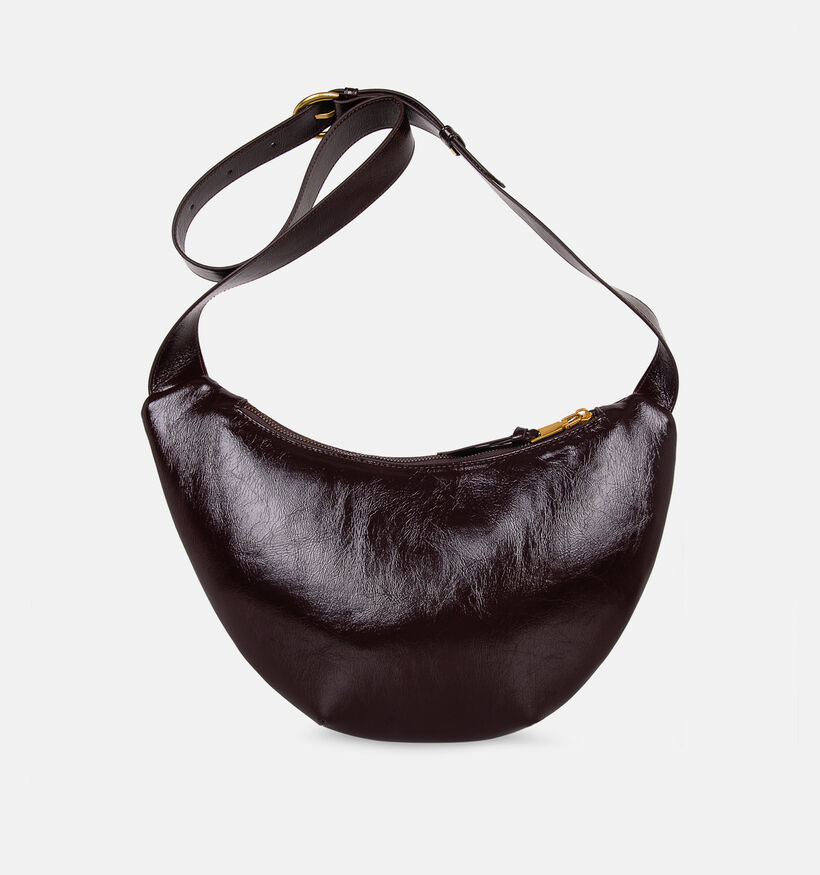 Laurent David Donkerbruine Crossbodytas voor dames (381456)