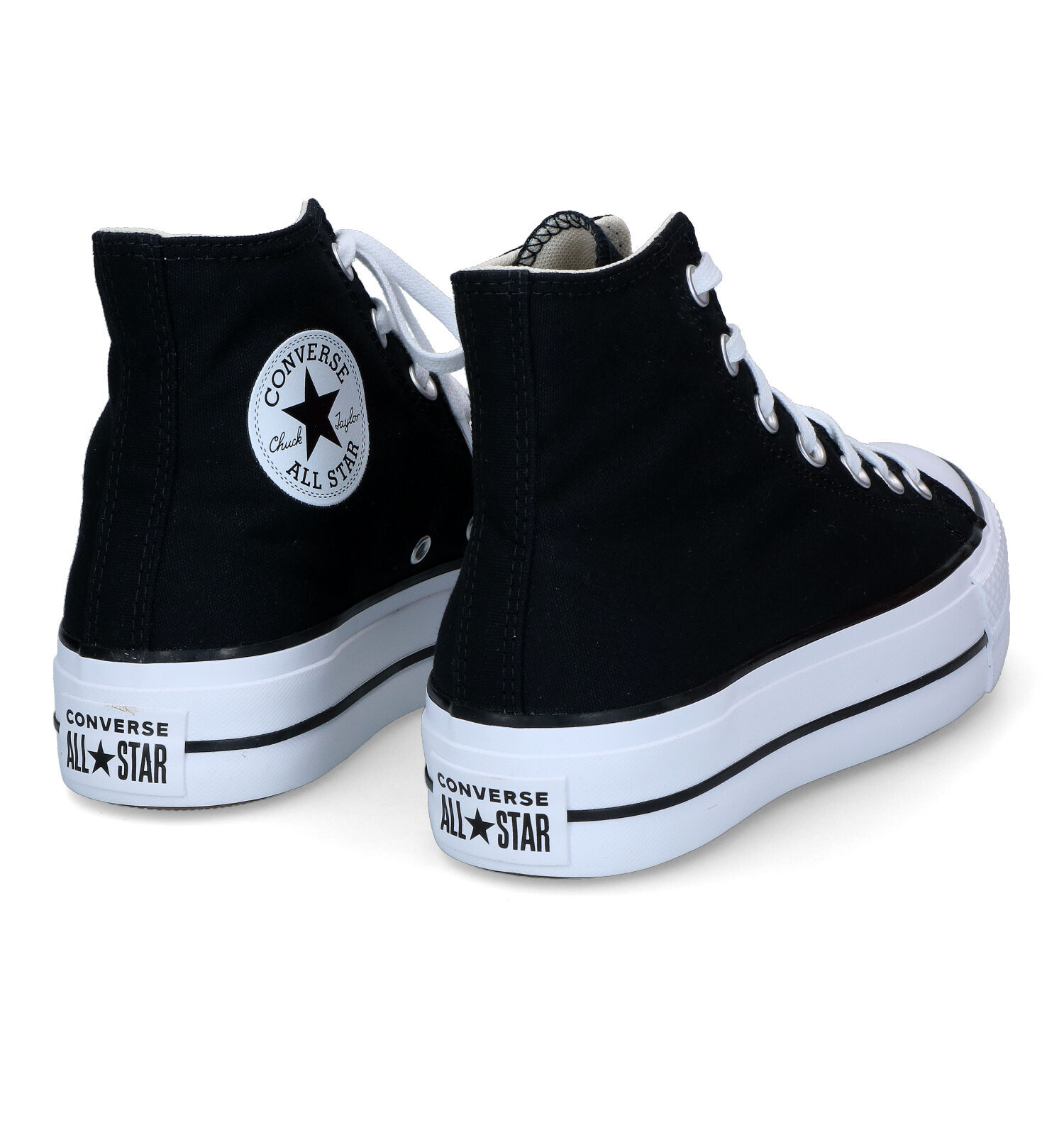 Chuck Taylor All Star Platform Zwarte Sneakers Dames Sneakers Online op TORFS.BE
