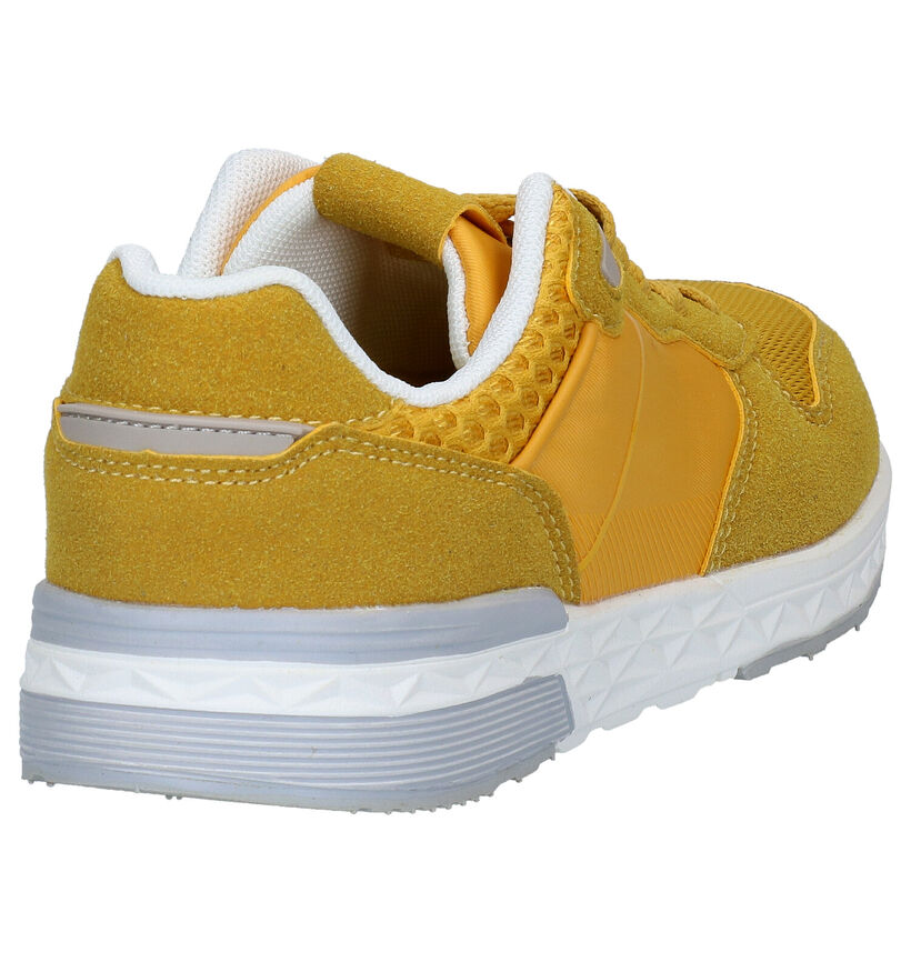 Milo & Mila Baskets basses en Jaune foncé pour filles (289353) - pour semelles orthopédiques