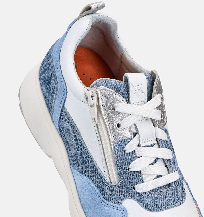 Xsensible Stretchwalker Grenoble Blauwe Sneakers voor dames (373019) - geschikt voor steunzolen