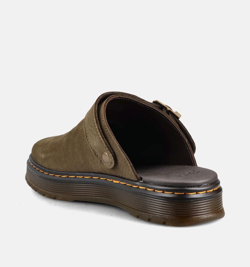 Dr. Martens Brookline Mule Clogs en Vert kaki pour hommes (368295)