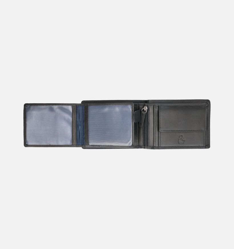Euro-Leather Zwarte Portefeuille voor heren (381375)