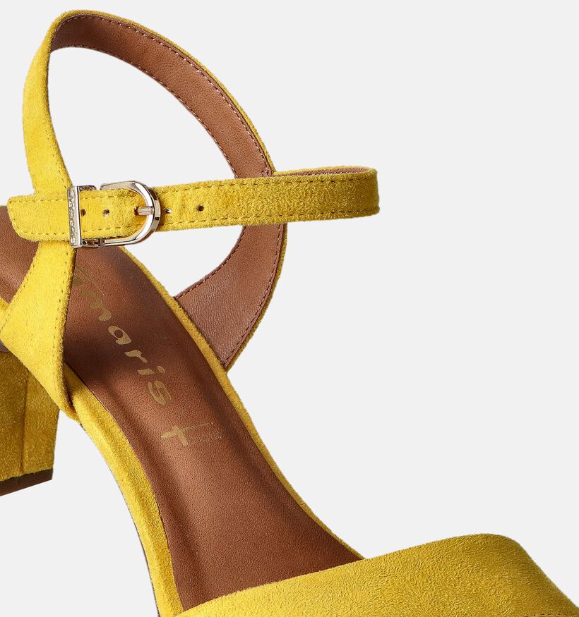 Tamaris Sandales à talons en Jaune pour femmes (354355)