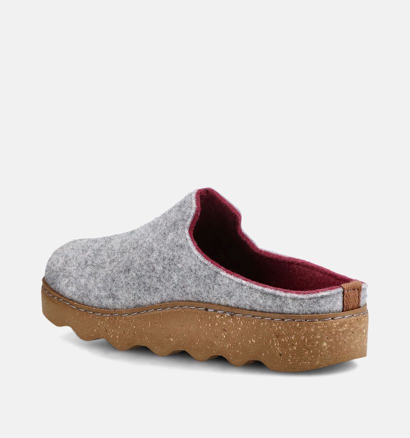 Rohde Foggia Pantoufles ouvertes en Gris pour femmes (380030) - pour semelles orthop&eacute;diques
