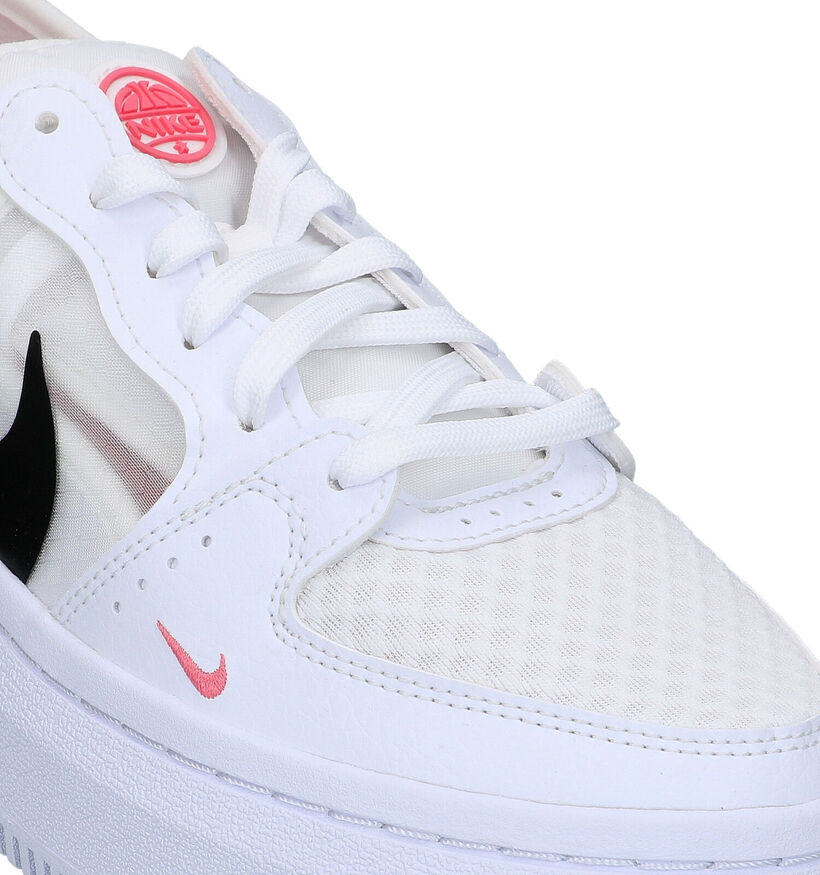 Nike Court Vision Alta Baskets en Blanc pour femmes (324606)