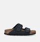 Birkenstock Arizona Nu-pieds en Noir pour garçons (338066)