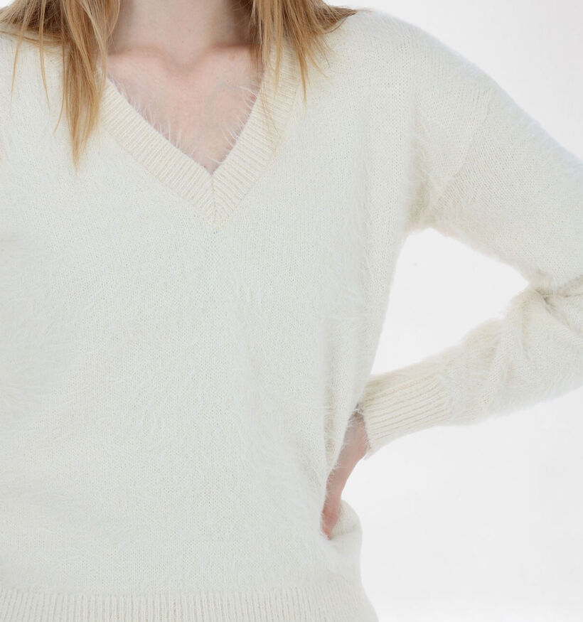 Vero Moda Poilu Pull en Marron (284390)