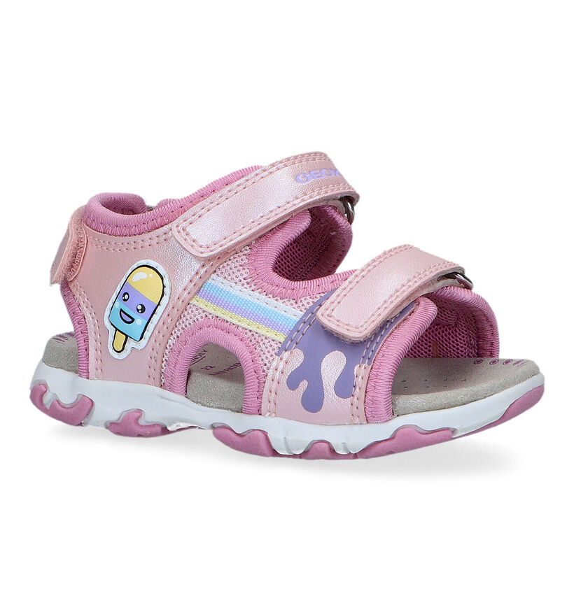 Geox Flaffee Roze Sandalen in kunstleer (326583)