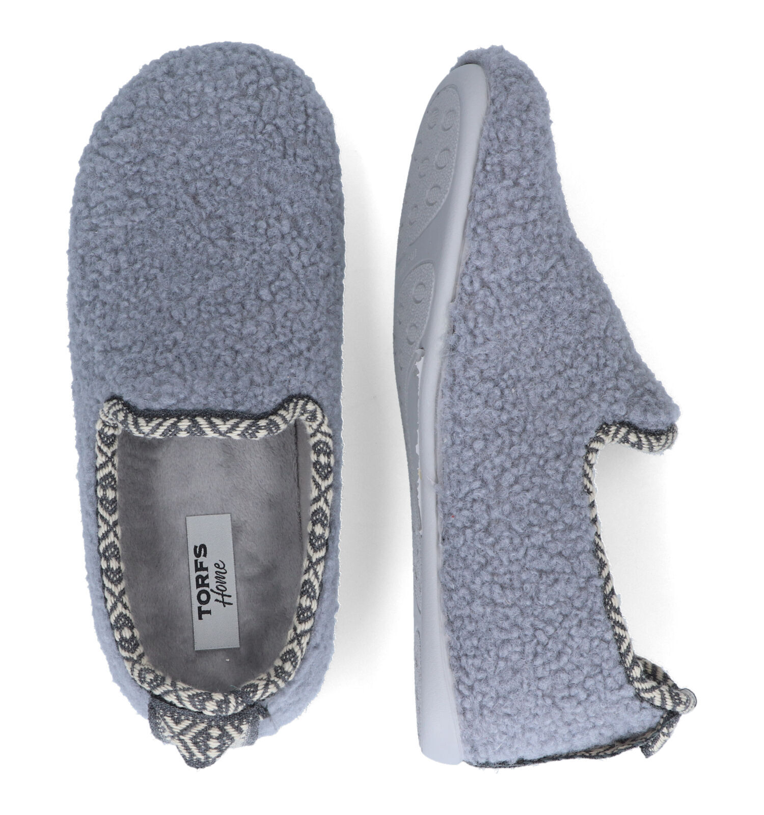 Torfs Home Grijze Pantoffels Dames Pantoffels Online op TORFS.BE