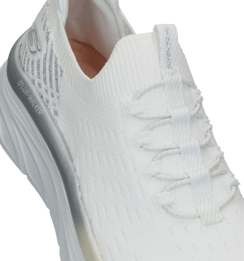 Skechers D'Lux Walker Witte Slip - on Snaekers voor dames (319362)