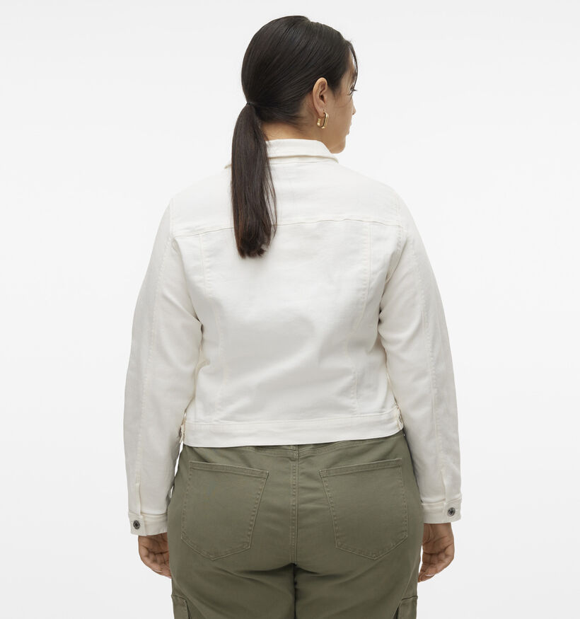 Vero Moda Curve Wild Soya Manteau court en Blanc pour femmes (369340)