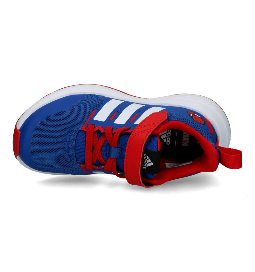 adidas Fortarun 2.0 Spiderman Baskets en Bleu pour garçons (318834)