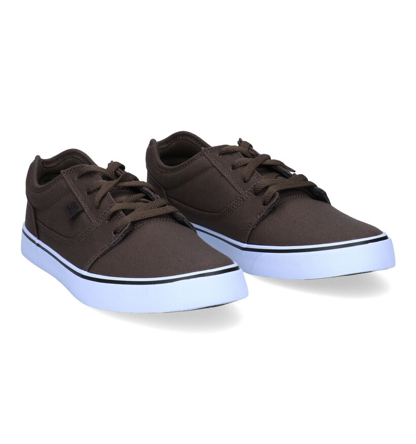 DC Shoes Tonik TX Bruine Skateschoenen in stof (292623)