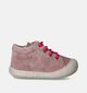 Naturino Cocoon Suede Roze Babyschoentjes voor meisjes (355311) - geschikt voor steunzolen
