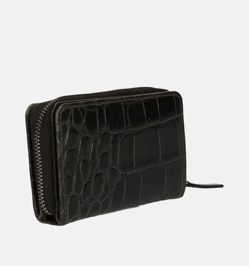 Burkely Colbie Porte-monnaie zipp&eacute; en Vert kaki pour femmes (380459)