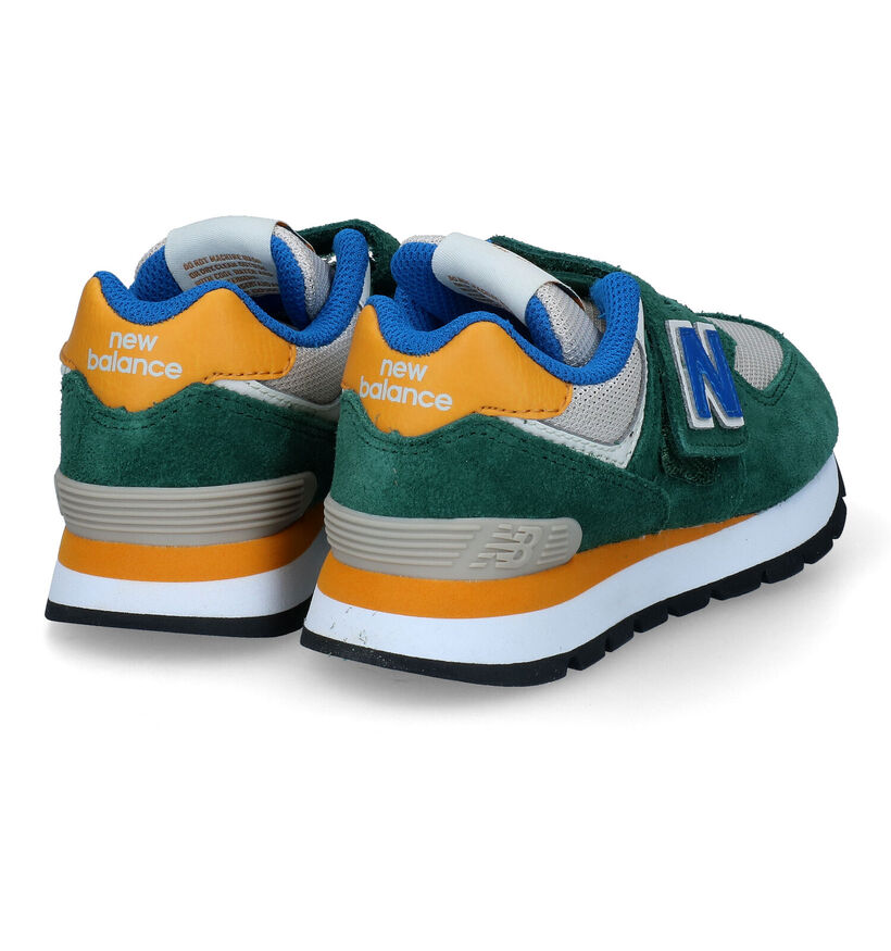 New Balance PV574 Groene Sneakers voor jongens (312318) - geschikt voor steunzolen