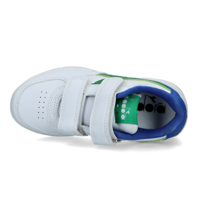 Diadora Magic Raptor Low PS Baskets en Blanc pour filles, garçons (336226)