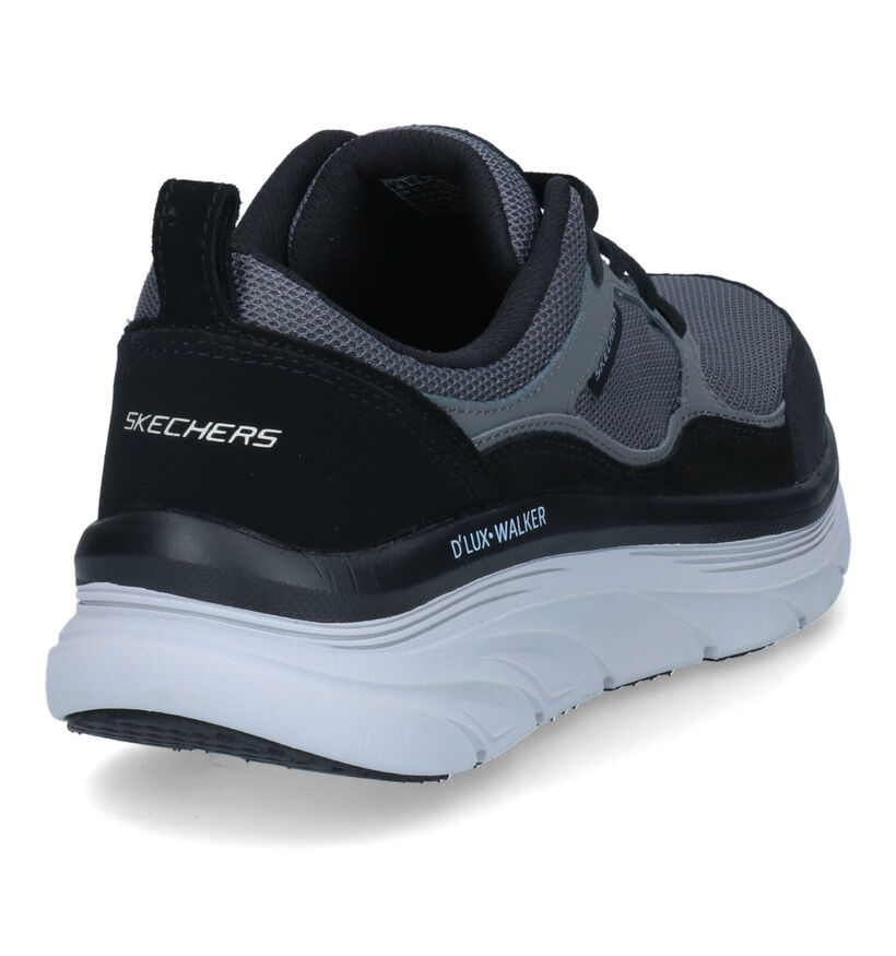 Skechers D'Lux Walker Relaxed Fit Baskets en Gris en synthétique (319158)