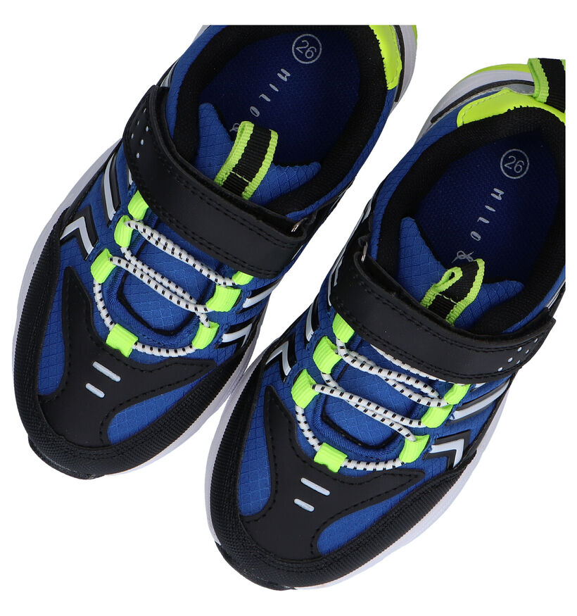 Milo & Mila Blauwe Sneakers in stof (289350)