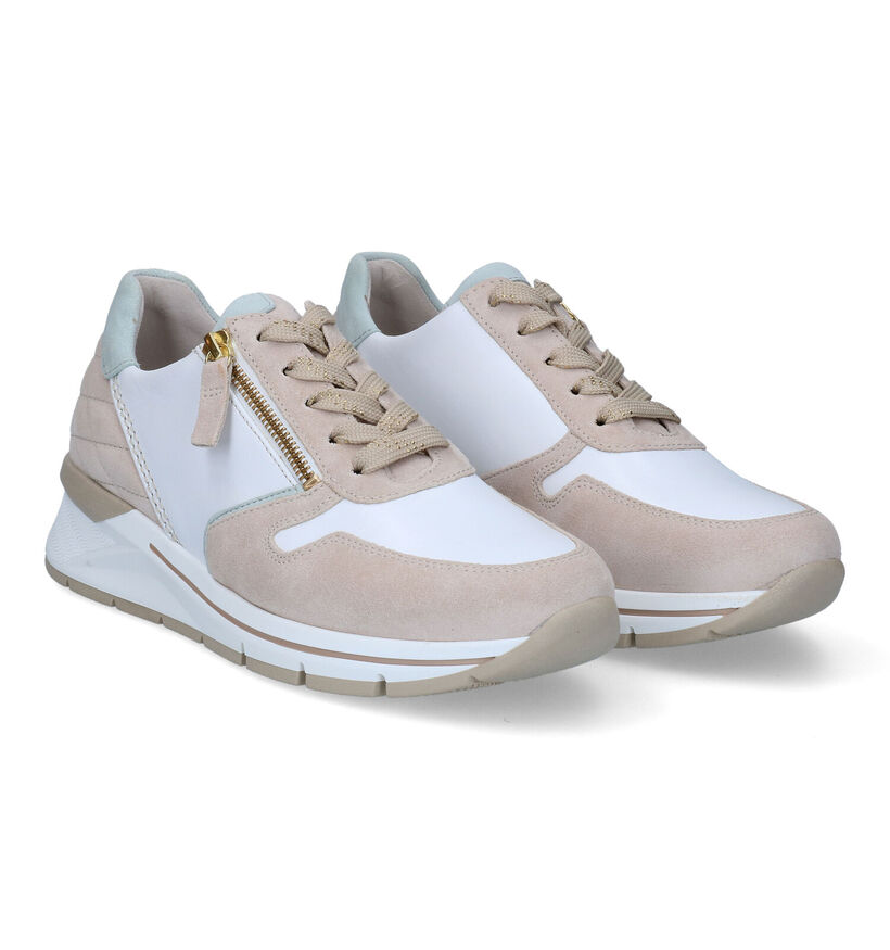 Gabor OptiFit Chaussures à lacets en Blanc en cuir (306216)