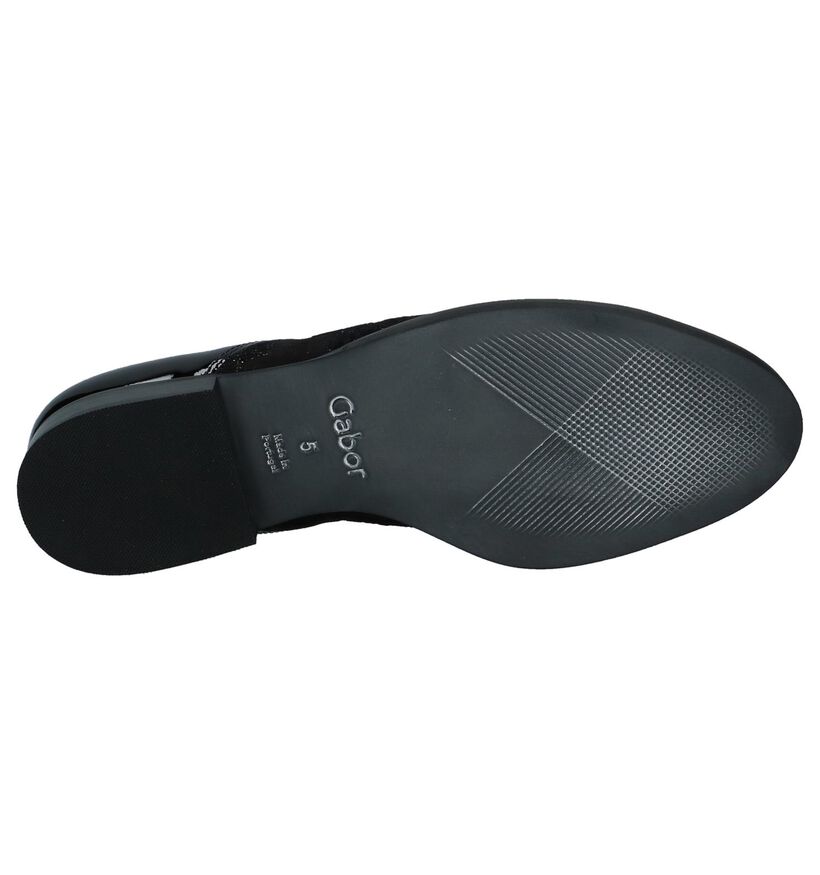 Gabor Zwarte Oxford Schoenen in kunstleer (231333)