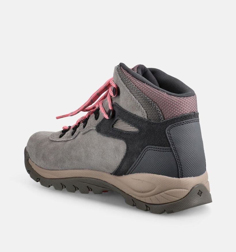 Columbia Newton Ridge Plus Waterproof Amped Grijze Wandelschoenen voor dames (377311) - geschikt voor steunzolen