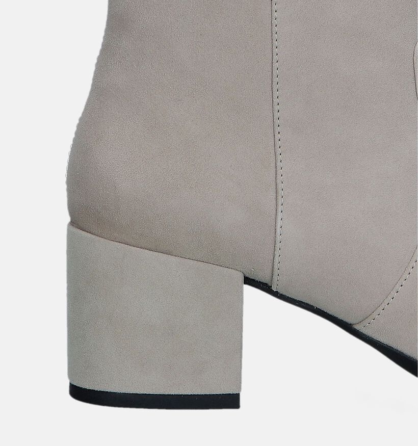 Geox Eleana Zwarte Enkellaarzen voor dames (328382) - geschikt voor steunzolen