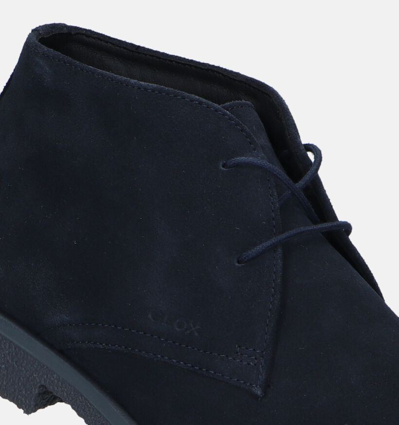Geox Uomo Claudio Bruine Hoge Geklede Veterschoenen voor heren (328346)