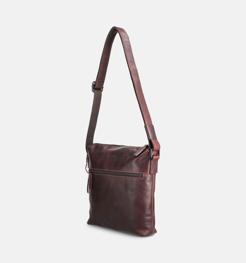 Saccoo Tufara Donkerbruine Crossbodytas voor dames (381759)