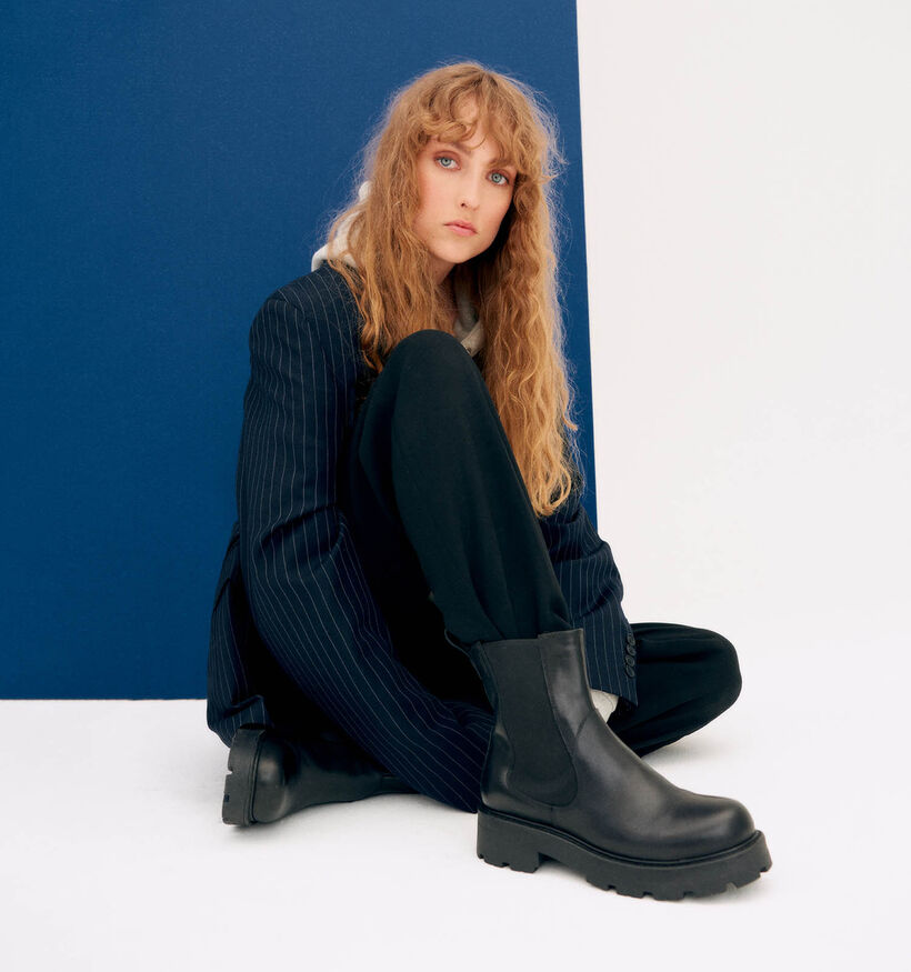 Vagabond Kenova Chelsea boots en Noir pour femmes (328714)