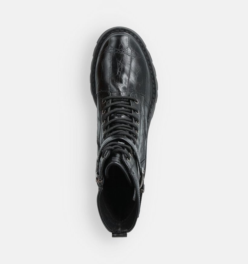Tamaris Zwarte Veterboots voor dames (362749)