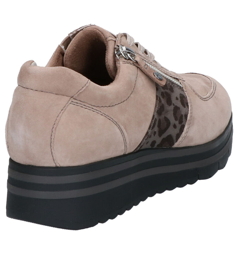 Tamaris Relaxed Fit Baskets en  Taupe en daim (262750)