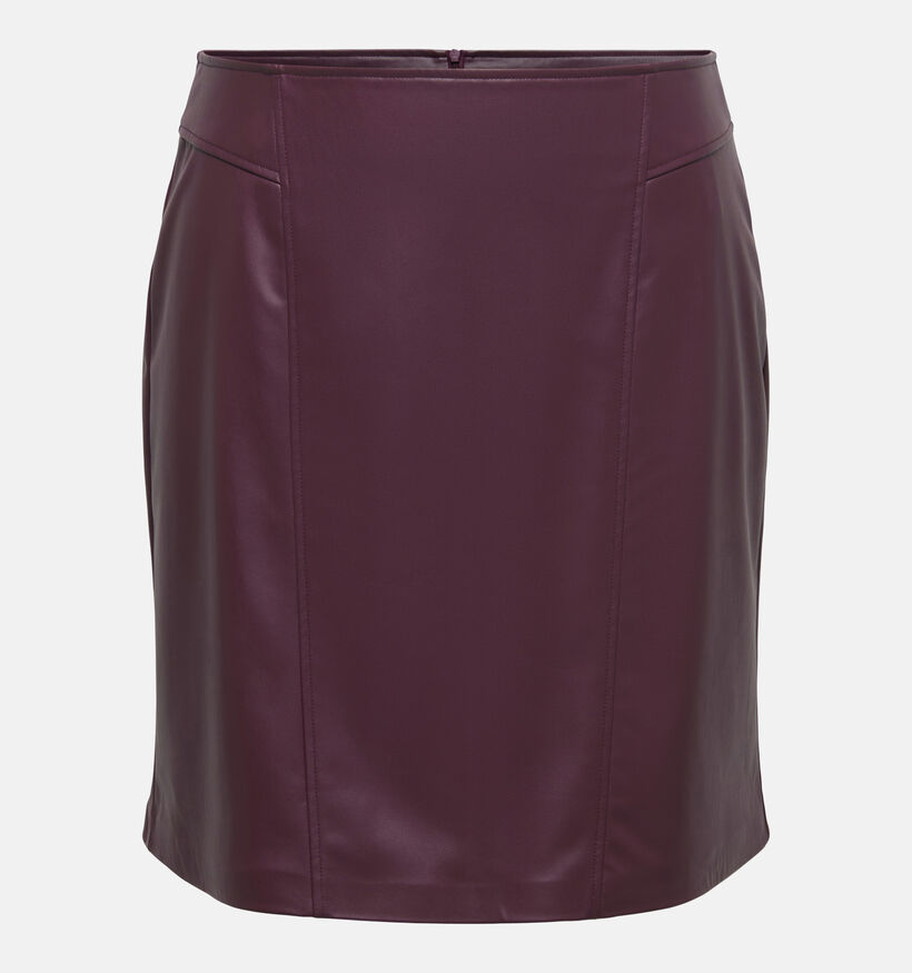 ONLY Carmakoma Bitten Bordeaux Mini-Rok voor dames (378388)