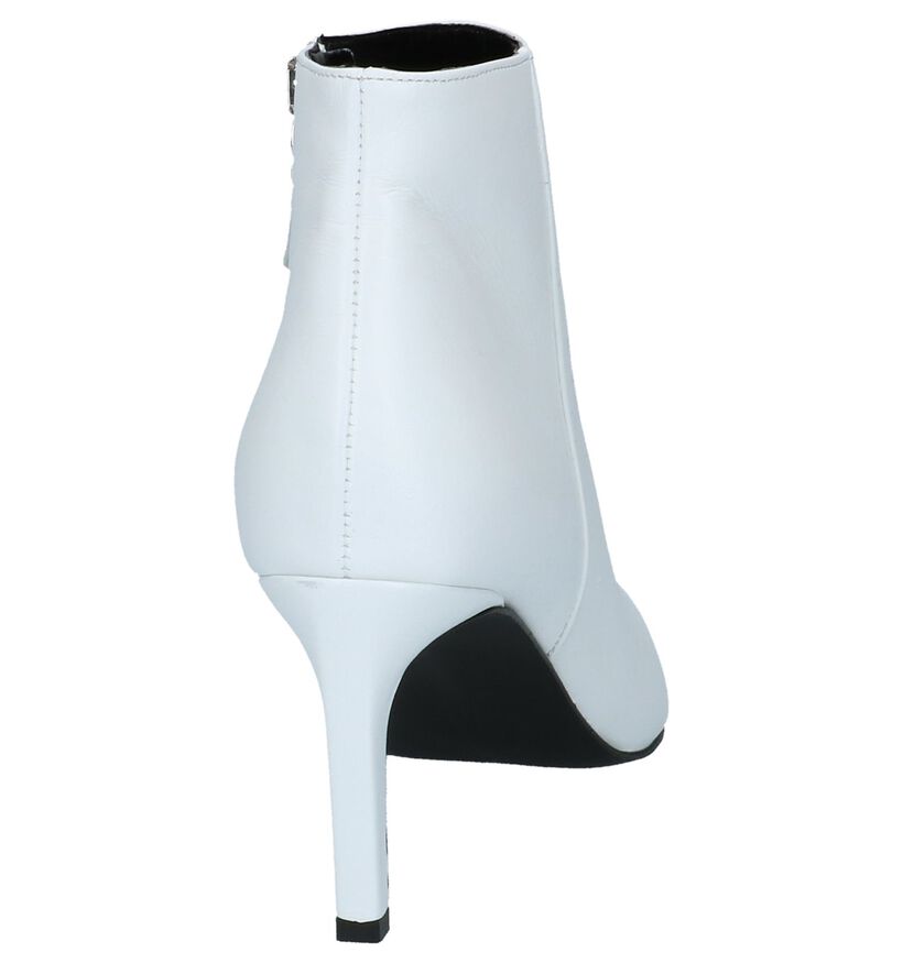 Via Limone Bottillons à talons en Blanc en cuir (232215)