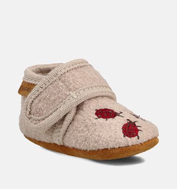 En Fant Chaussons bébé Beige/Rose/Gris