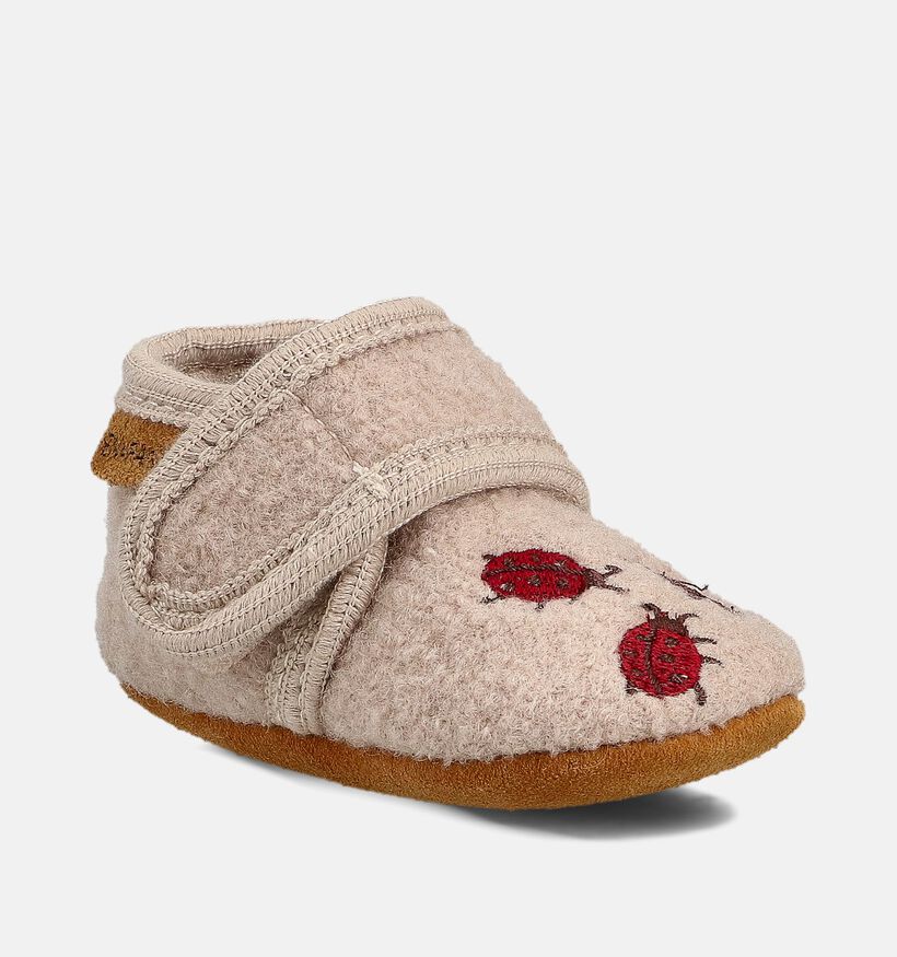 En Fant Pantoufles pour bébé en Beige pour filles (360221)