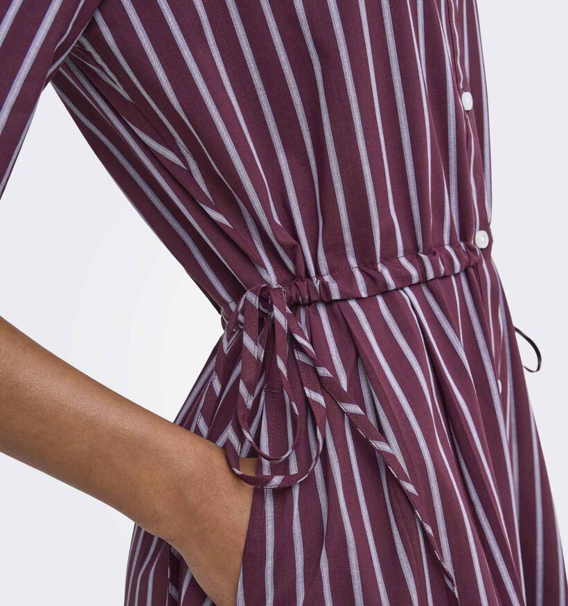 JDY Mio Robe mi-longue en Bordeaux pour femmes (378306)