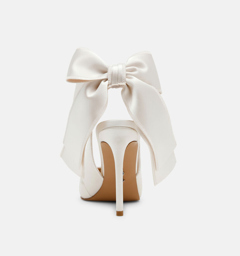 Steve Madden Teacup Ivory Satin Witte Pumps voor dames (379918)