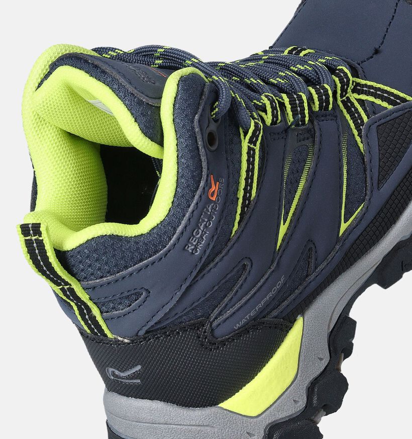 Regatta HolcombeIII Bt Jnr Blauwe Wandelschoenen voor jongens (361304) - geschikt voor steunzolen