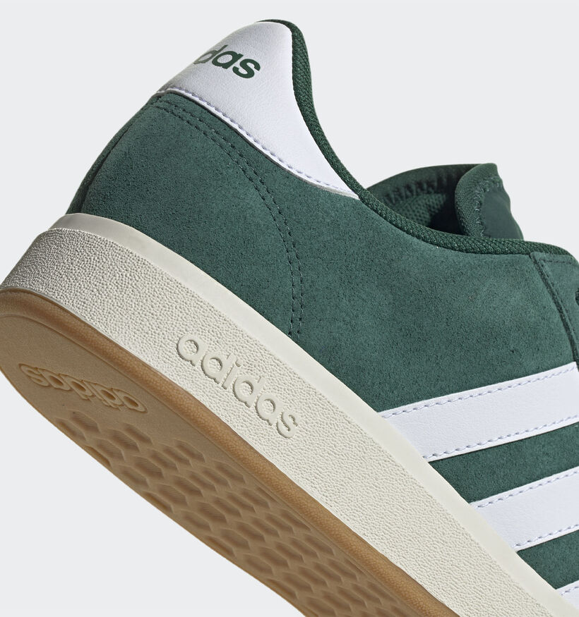 adidas Grand Court Base 00s Baskets en Vert pour garçons, hommes (350122)