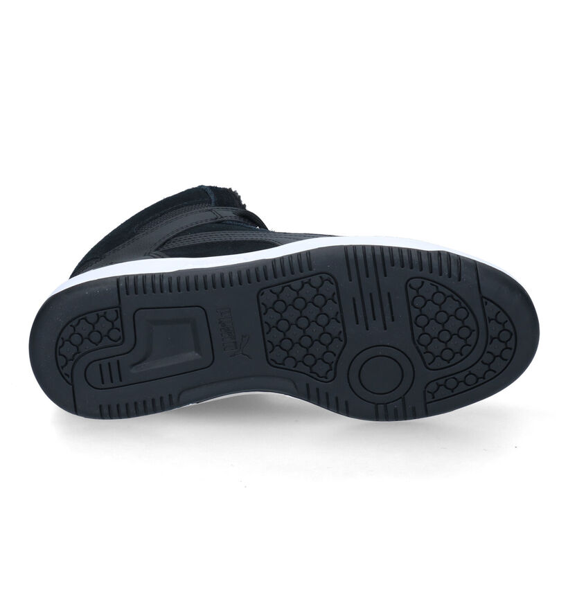 Puma Rebound Zwarte Sneakers voor jongens (311412)