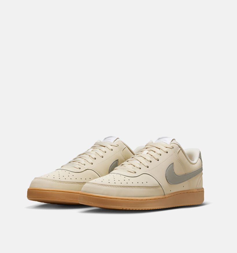 Nike Court Vision Low Next Nature Beige Sneakers voor heren (369288) - geschikt voor steunzolen