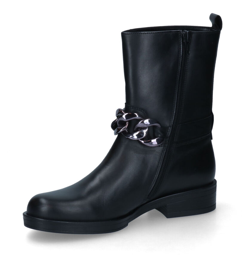 Gabor Best Fitting Zwarte Boots in leer (315284)