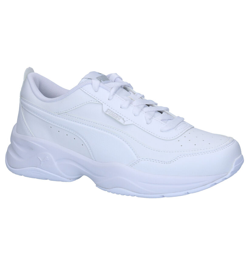 Puma Cilia Mode Witte Sneakers in kunstleer (265519)