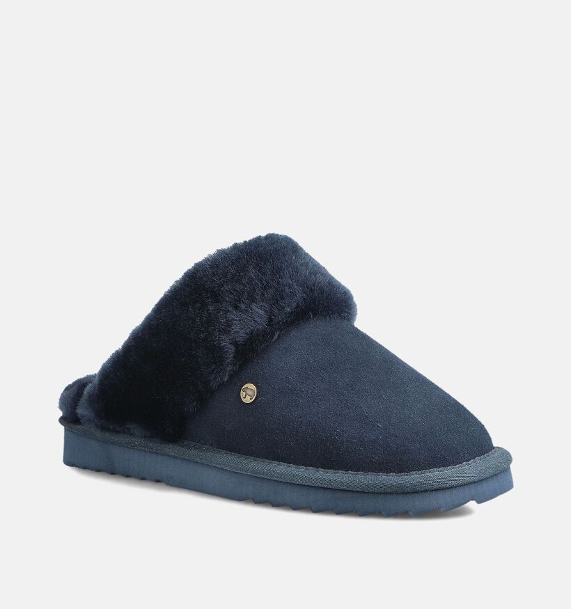 Flurry Pantoufles ouvertes en Bleu foncé pour femmes (362519)