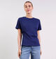 JDY Gaisa T-shirts en Bleu fonc&eacute; pour femmes (375099)