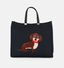 Laurent David Teckel Zwarte Shopper Met Rits voor dames (333205)