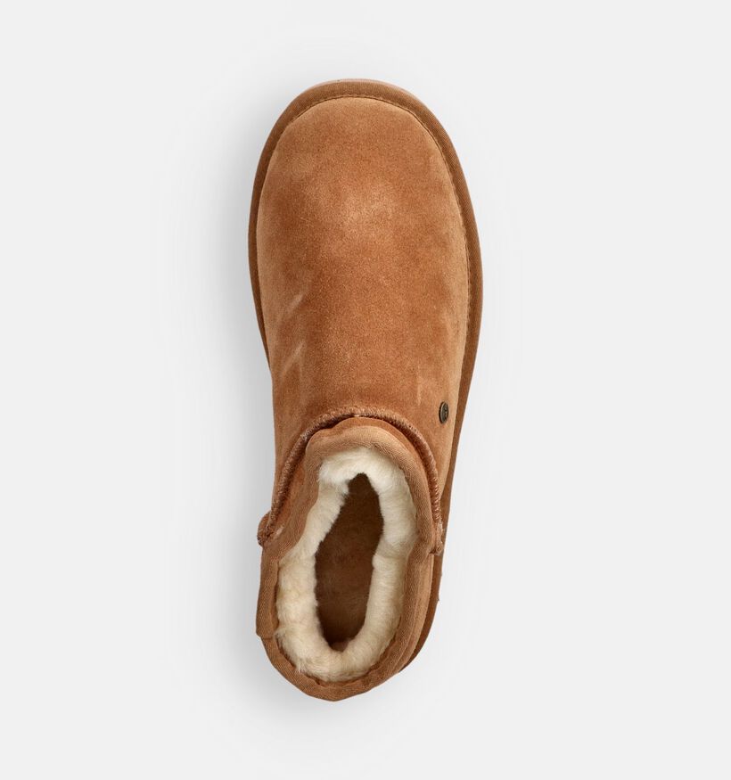 Warmbat Conner Pantoufles ferm&eacute;es en Cognac pour hommes (379304)