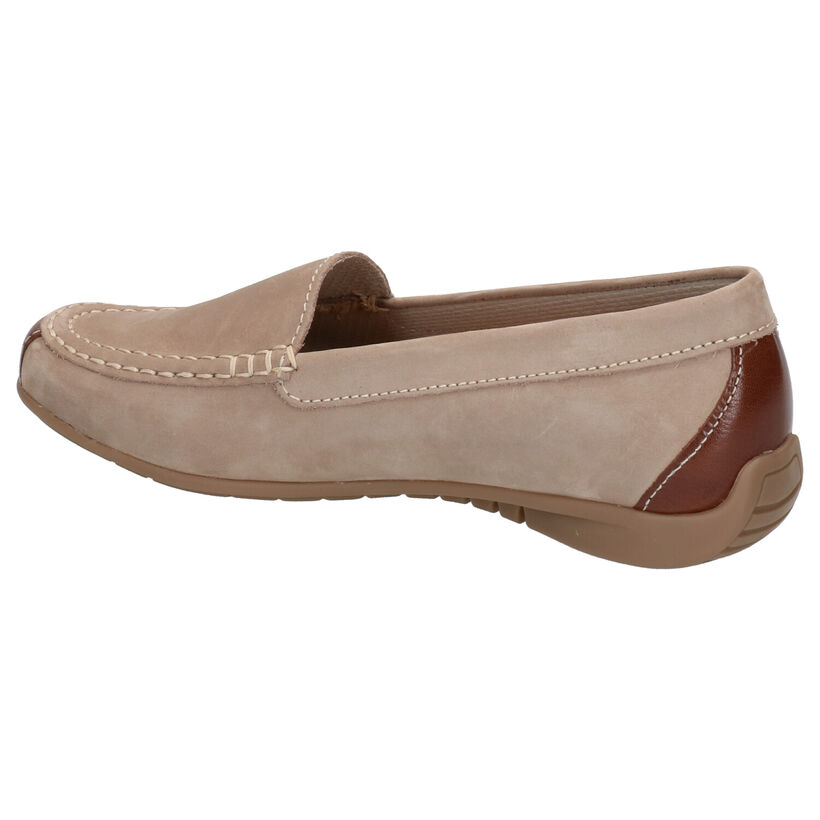 Gabor Best Fitting Mocassins en Taupe en cuir (271501)