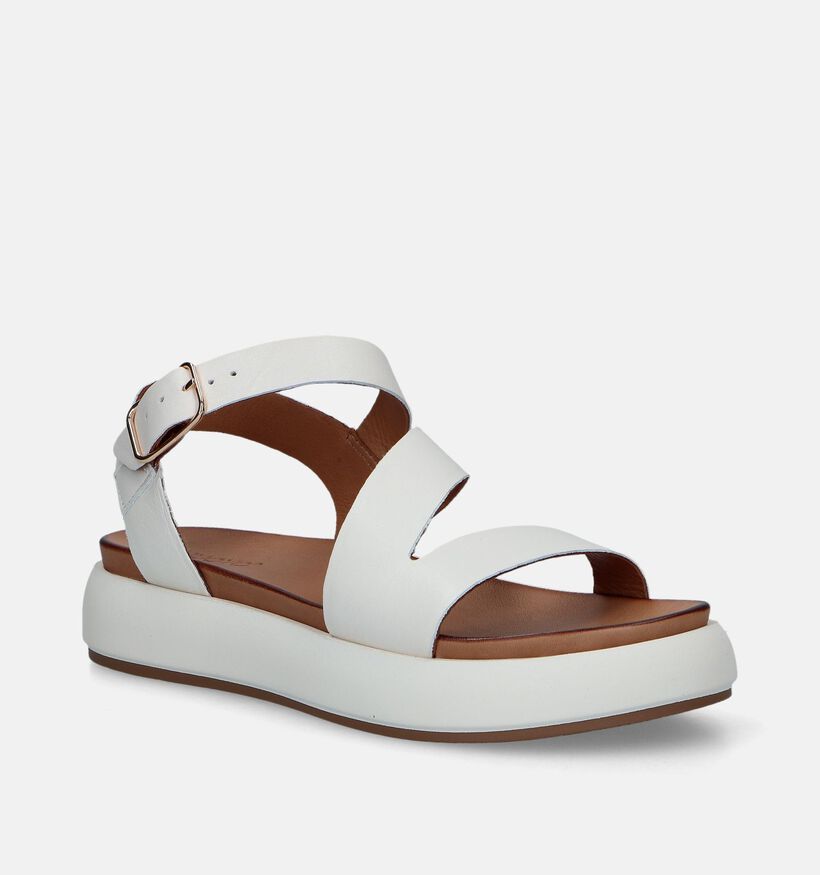 Inuovo Sandales avec semelle plateform en Or pour femmes (341534)